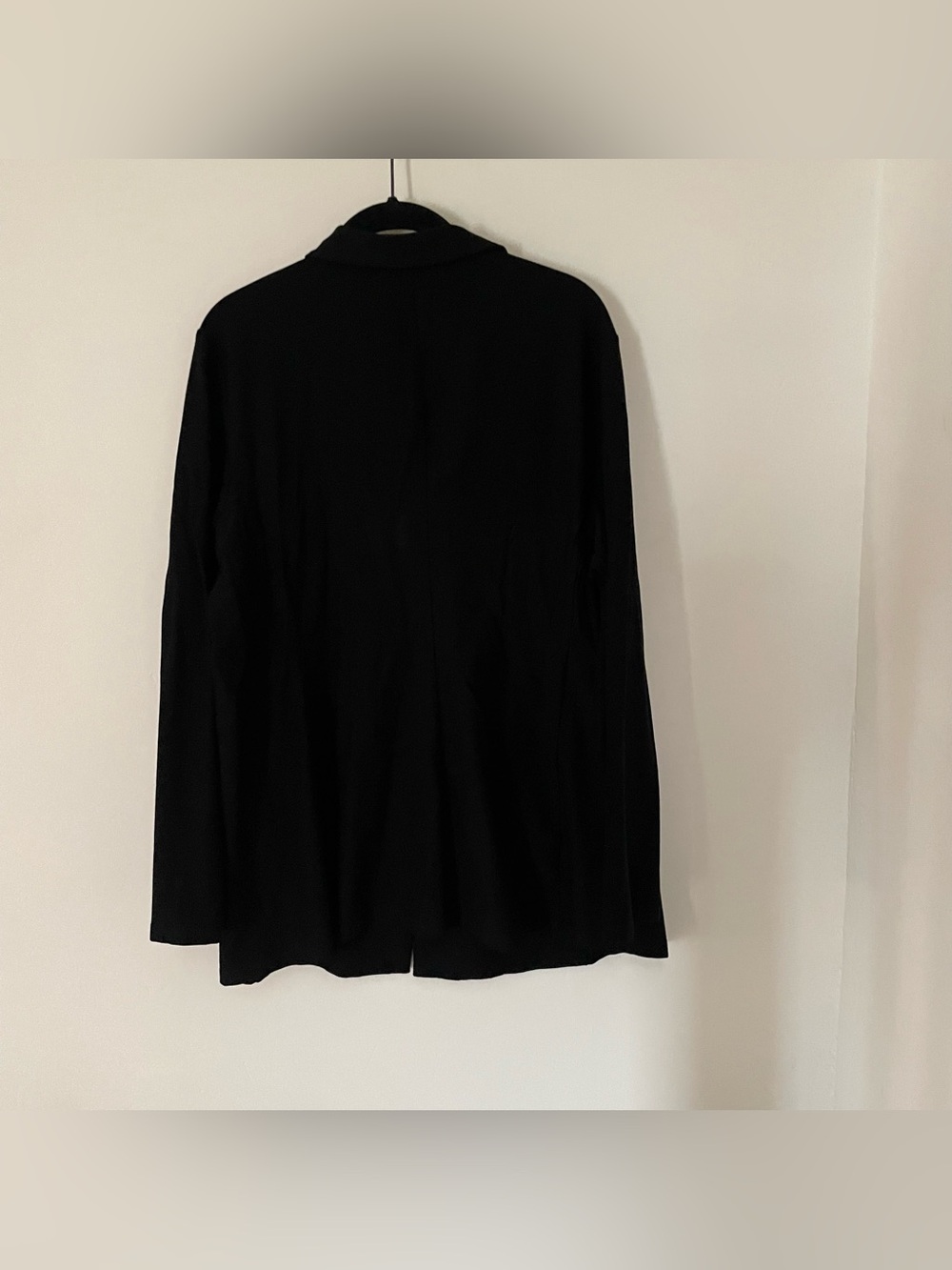 Eileen Fisher Black Long Line Blazer Jacket $248 large - Picture 6 of 6